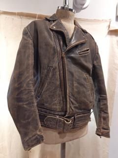 50~60's German Double Riders Jacket 