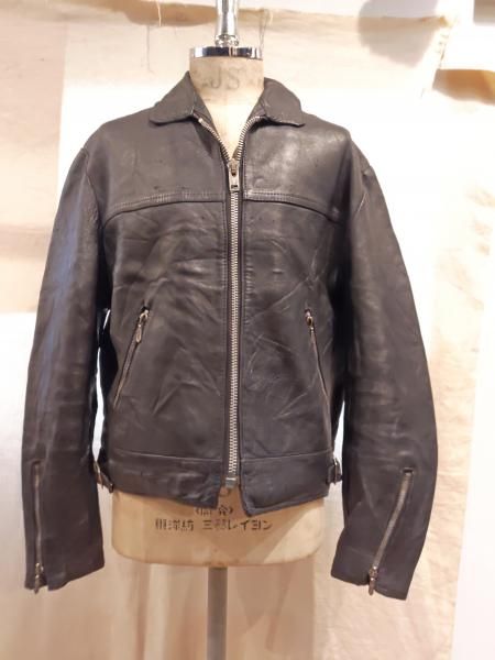 60's MASCOT Single riders jacket - neon-leather