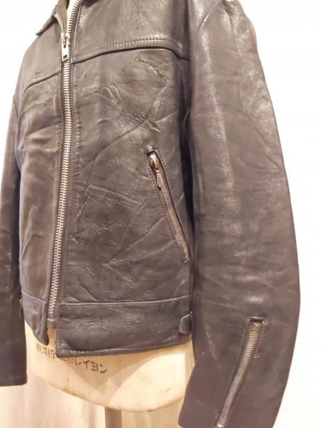 60's MASCOT Single riders jacket - neon-leather