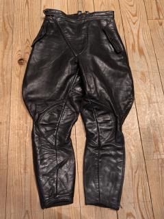 50's German Leather motorcycle pants 