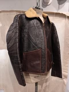 <img class='new_mark_img1' src='https://img.shop-pro.jp/img/new/icons1.gif' style='border:none;display:inline;margin:0px;padding:0px;width:auto;' />50~60's German Mouton Leather Jacket 