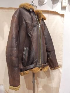 <img class='new_mark_img1' src='https://img.shop-pro.jp/img/new/icons1.gif' style='border:none;display:inline;margin:0px;padding:0px;width:auto;' />70's IRVIN type Sheepskin Flight jacket 