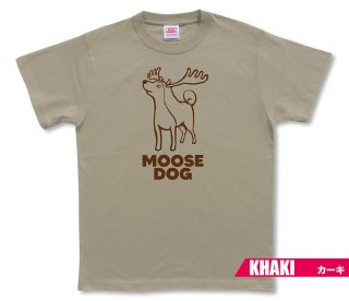 ヘラジカ犬 Tシャツ