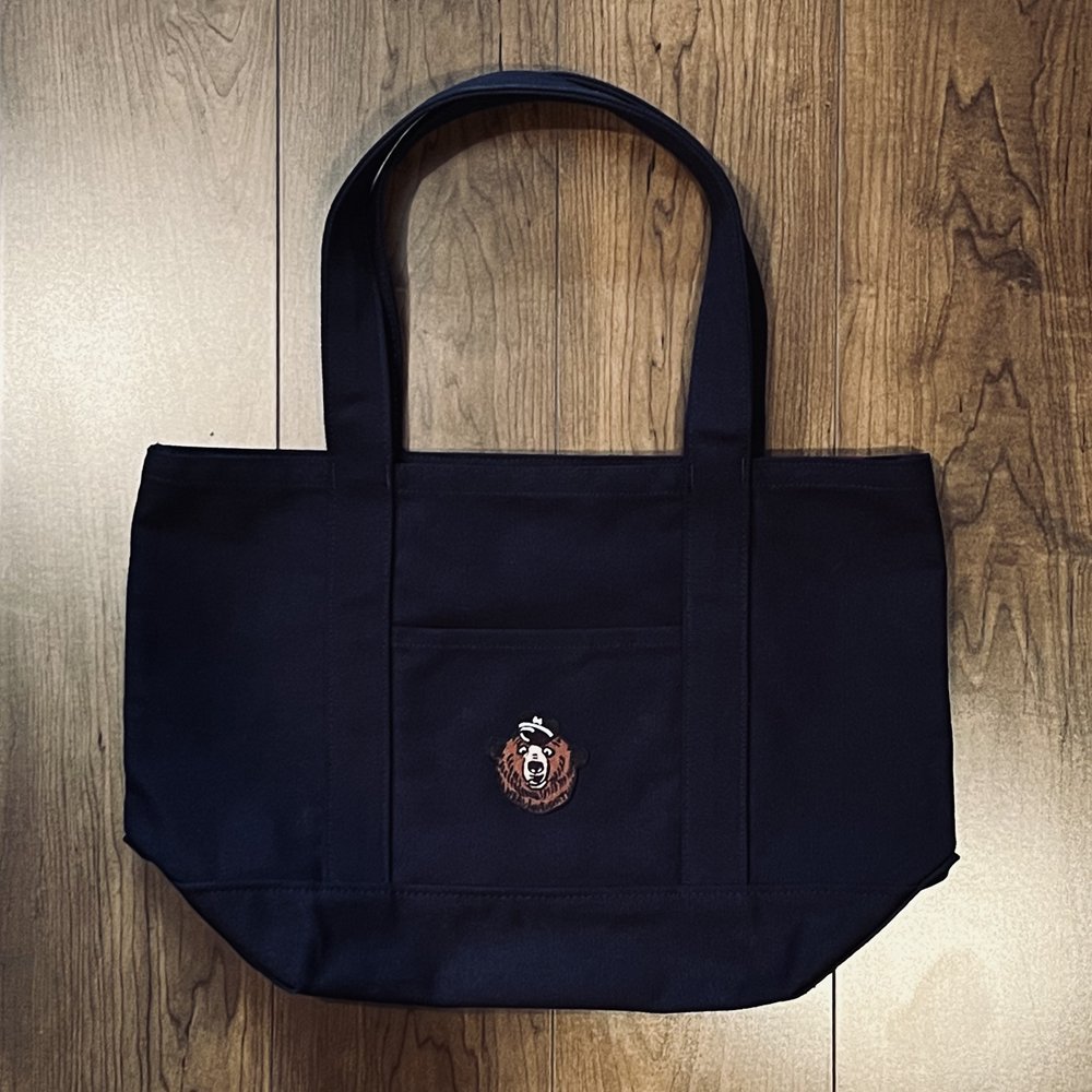 <img class='new_mark_img1' src='https://img.shop-pro.jp/img/new/icons9.gif' style='border:none;display:inline;margin:0px;padding:0px;width:auto;' />MAX WEIGHT Canvas Tote_Navy【Leathr bear】