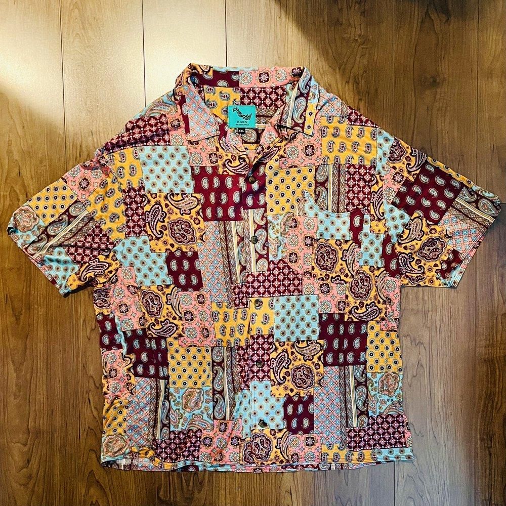 ChesterAloha shirt_ Asian Chinoiserie