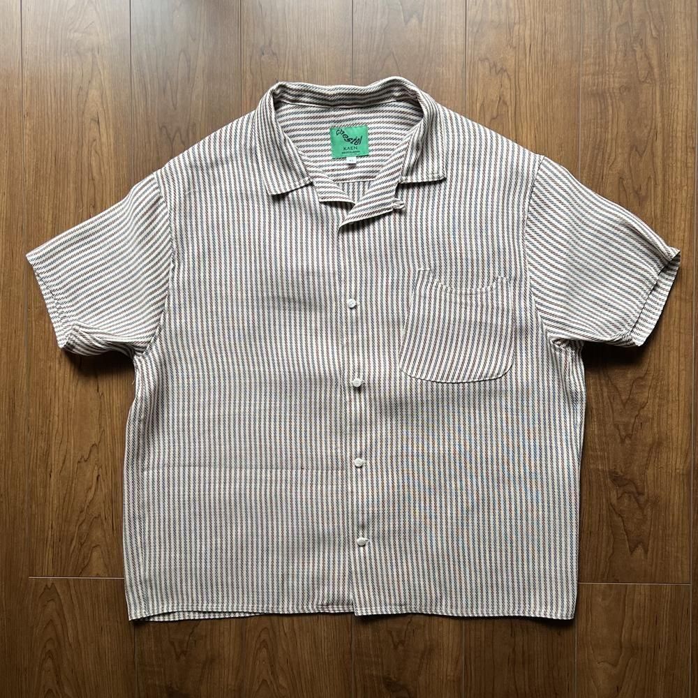 <img class='new_mark_img1' src='https://img.shop-pro.jp/img/new/icons10.gif' style='border:none;display:inline;margin:0px;padding:0px;width:auto;' />Chester Aloha shirt_ beige gray test sample