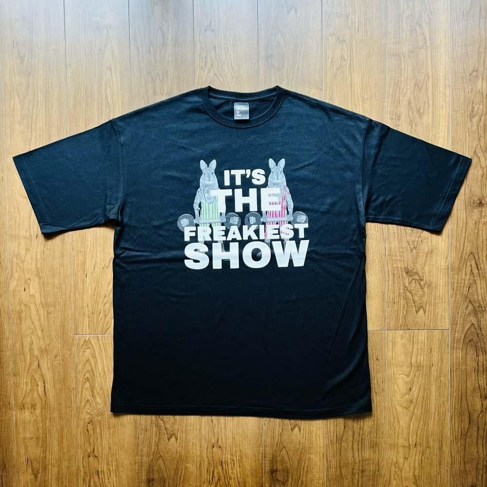 <img class='new_mark_img1' src='https://img.shop-pro.jp/img/new/icons14.gif' style='border:none;display:inline;margin:0px;padding:0px;width:auto;' />FREAKIEST-TEE(RABBIT)_ Black