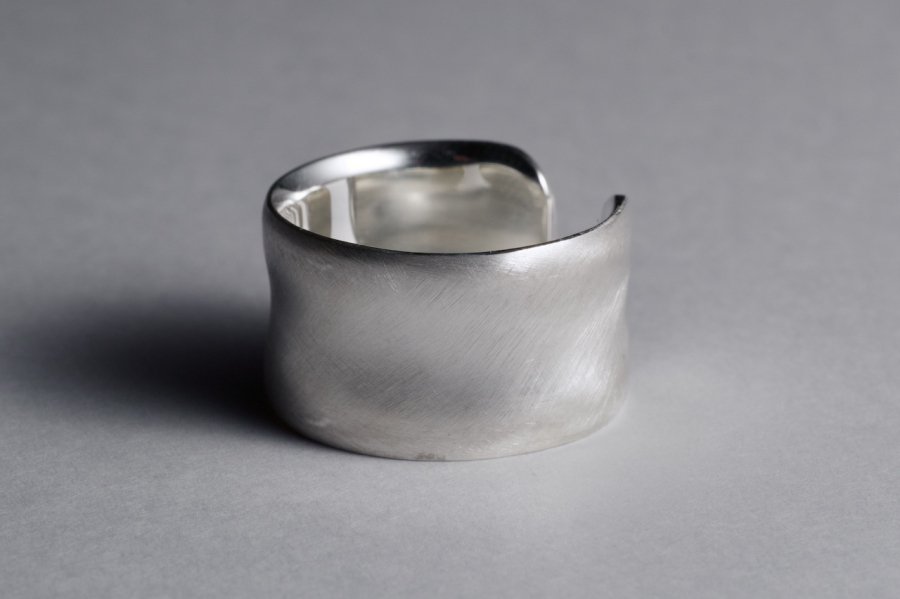 真鍮の角張った指輪 / 2.0mm
