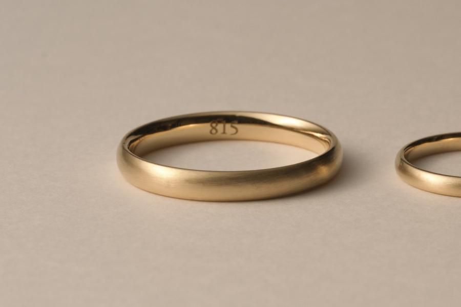 K18 Classic Oval Ring / 3.2mm