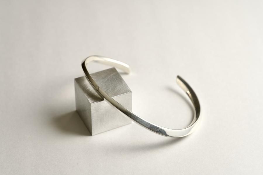 003〕Silver Edge Bangle - dzdz Online Store 003〕Silver Edge Bangle - dzdz Online Store