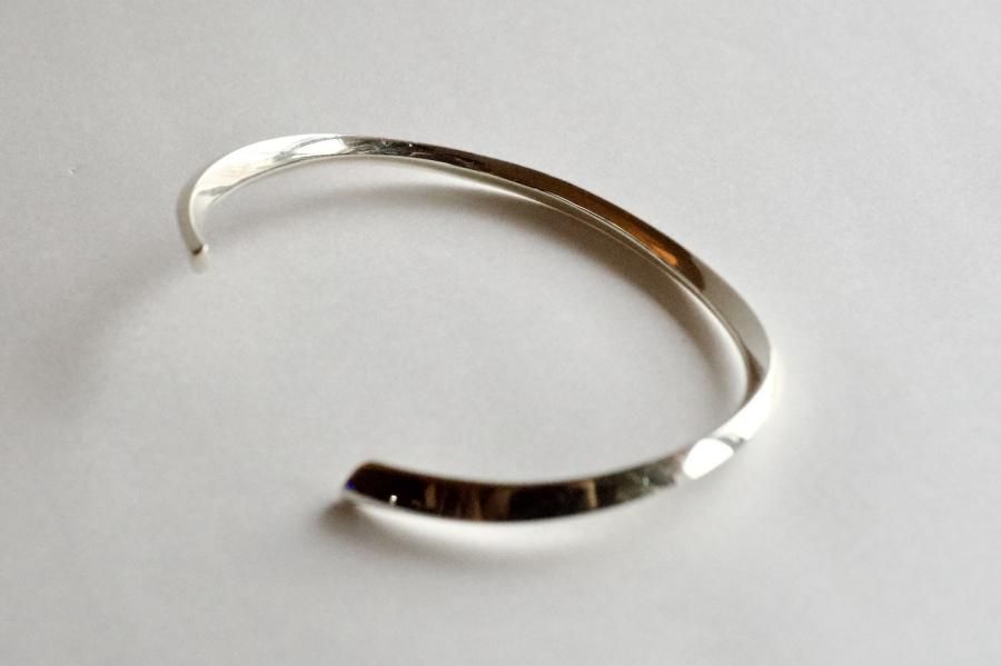 003〕Silver Edge Bangle - dzdz Online Store 003〕Silver Edge Bangle - dzdz Online Store