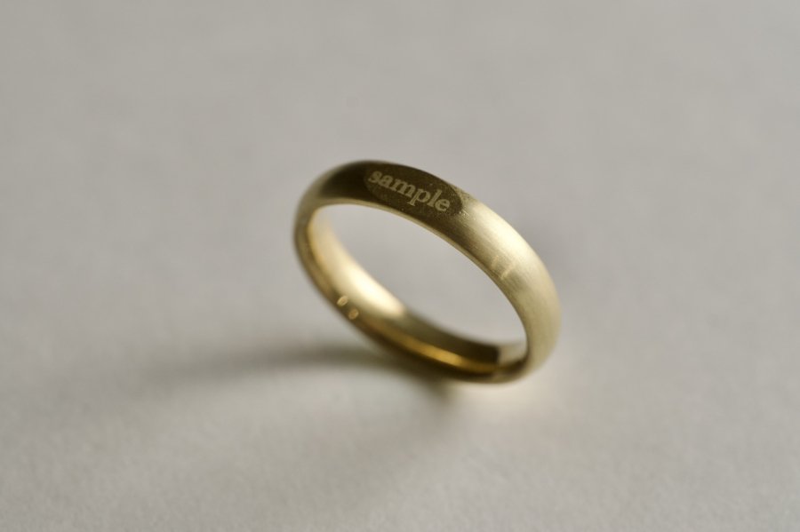 【いつでもご利用いただけます】�オーバル型の18金の指輪�製作したサンプルレンタル