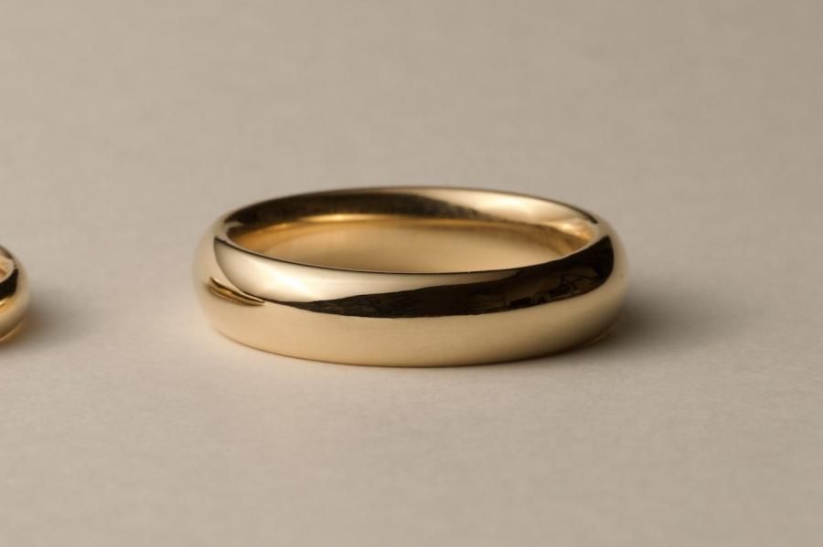 K18 Classic Ovel Ring / 5.0mm