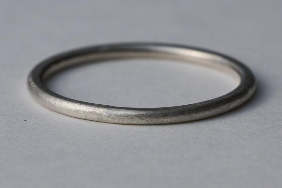 銀の華奢な指輪 / 1.0mm - dzdz Online Store