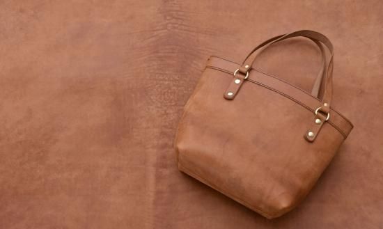 イタリアンレザーマルゴーブラウンミニバッグ レザークラフト ハンドメイド イタリアンレザーマルゴーブラウンミニバッグ レザークラフト