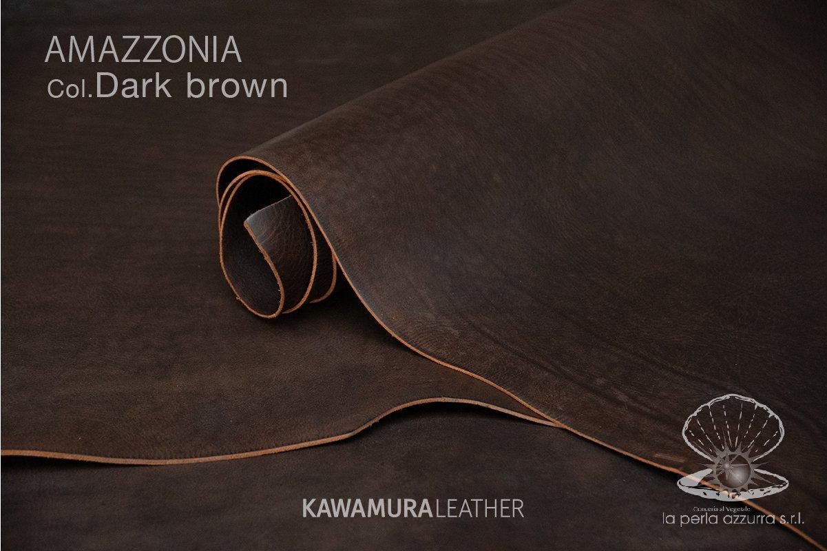 Azzurra社製『AMAZZONIA / アマゾニア』#AZ-K6 ダークブラウン | 革の