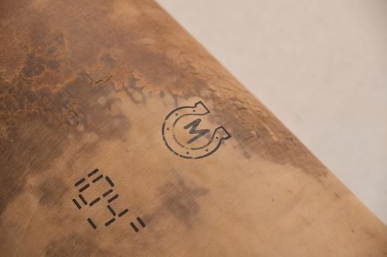 MARYAM社のバケッタ製法の馬革『HORSE BUTT / ホースバット』茶芯