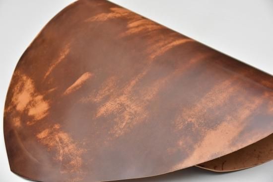 シェルコードバン　ROCADO マーブル ROCADO社のシェルコードバン【MARBLED】#Brown / ブラウン | 革