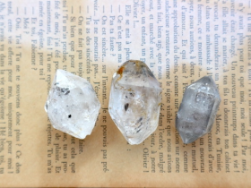 ガネッシュヒマール産水晶 DTエレスチャル（インヤン・陰陽）原石 ３個セット total 56g 