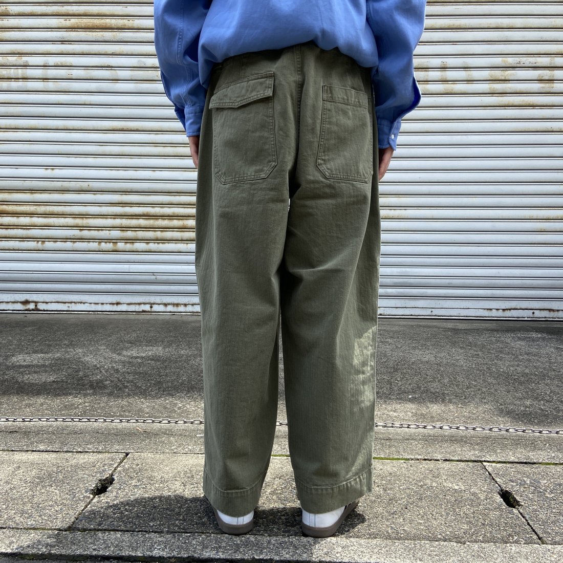 値下げしました。A.PRESSE Wide Tapered Trousersご了承くださいませ