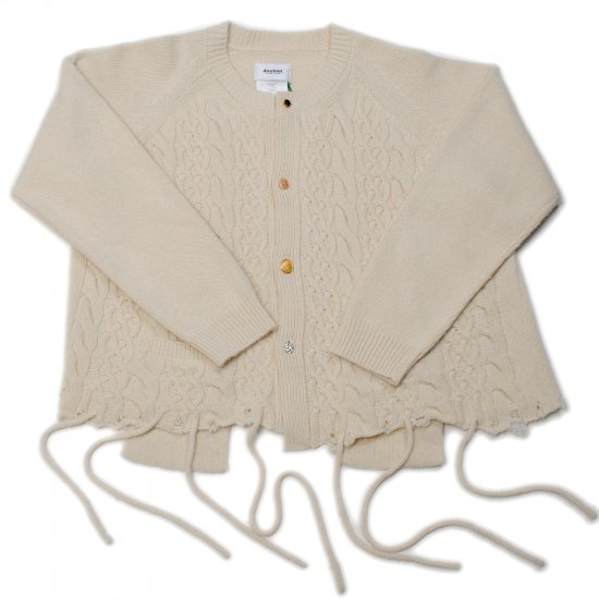 doublet / RECYCLE WOOL CABLE CARDIGAN