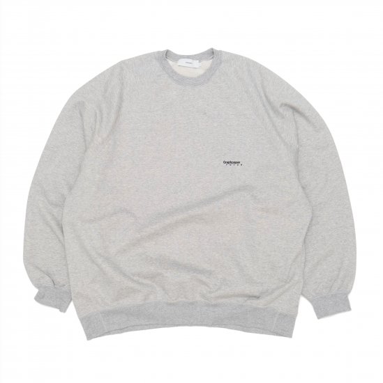 Graphpaper / FUTUR for Graphpaper COMPACT TERRY CREW NECK ( GREEN BIRD )