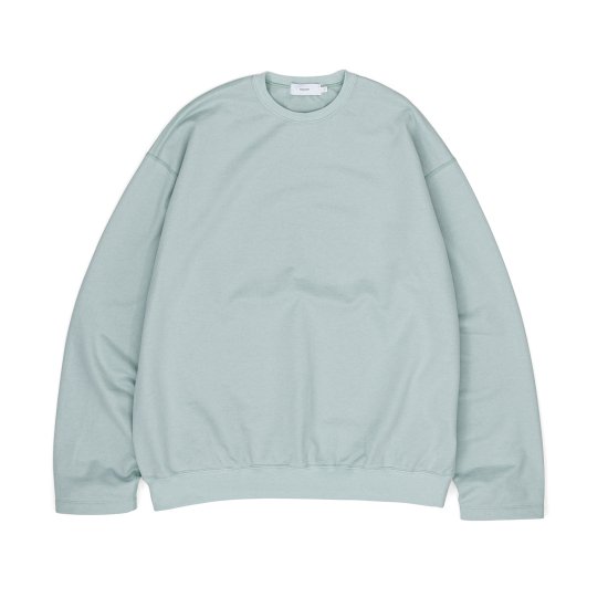 Graphpaper / COMPACT TERRY ROLL-UP SLEEVE CREW NECK