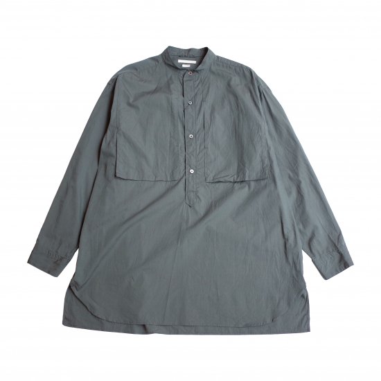 blurhms / HIGH COUNT CHAMBRAY PULLOVER WASHED SHIRT