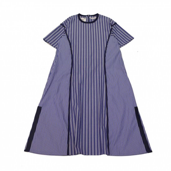 White Mountaineering / STRIPED PIPING DRESS
