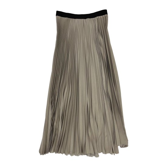 08sircus / SATIN SUEDE PLEATED WRAP SKIRT