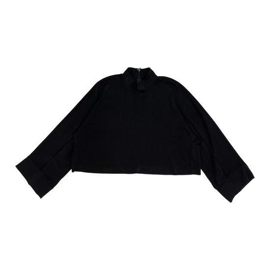 08sircus / SATIN SUEDE CROPPED TOP