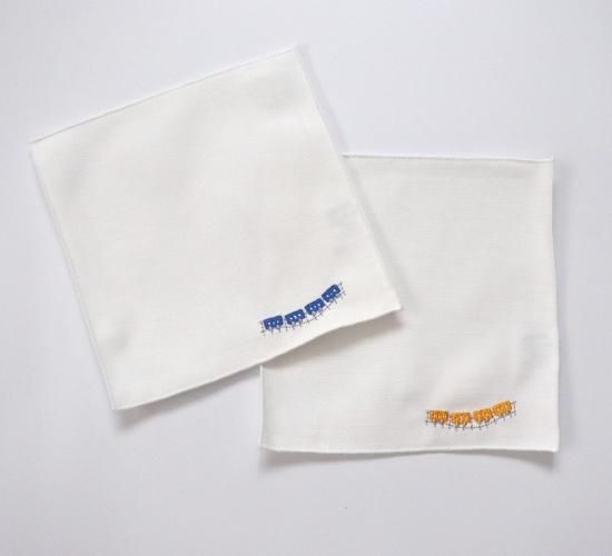 お受験本番用ハンカチｰ15cmサイズ