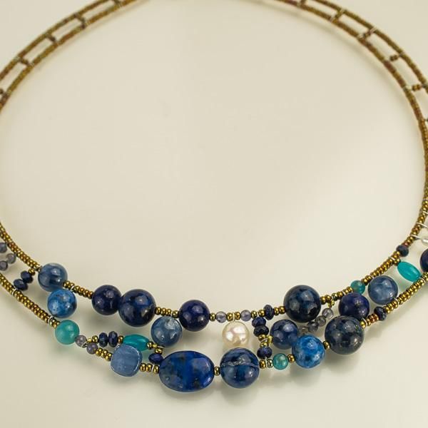 Ziio ツィーオ ネックレス パール 天然石 made in italy Ziio ツィーオ ネックレス パール 天然石 made in italy