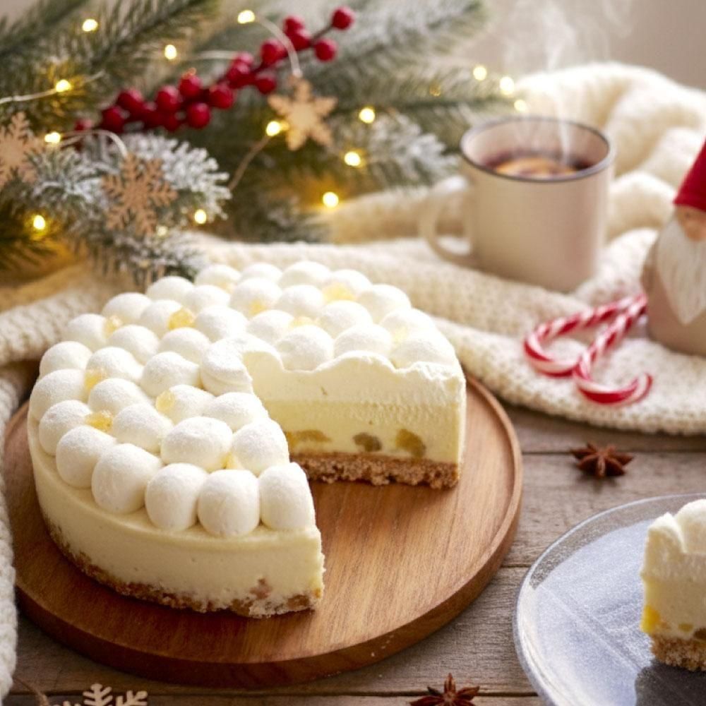 【店頭受取】オイモ ふわとろチーズケーキ 5号ホール |さつまいも チーズムース クリスマスケーキ