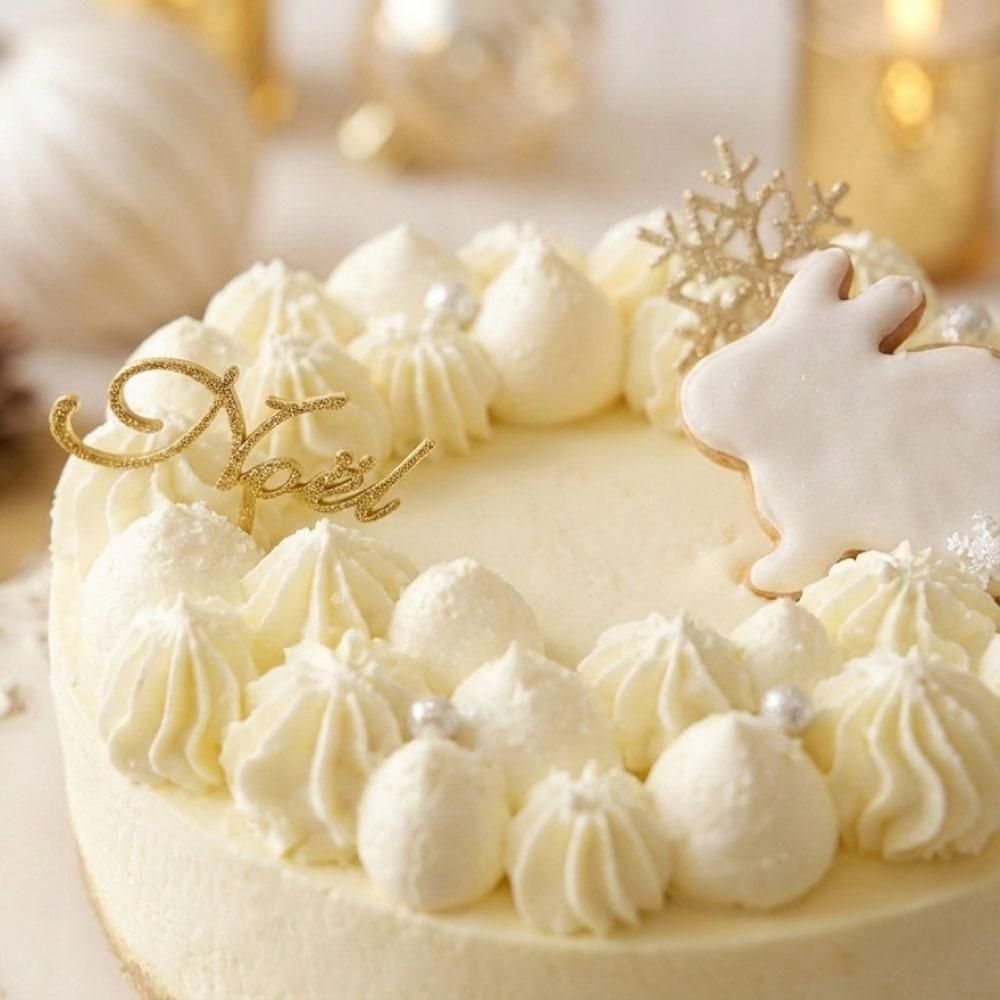 【クリスマス限定】雪もちチーズケーキ 5号ホール |MOTCH チーズムース クリスマスケーキ