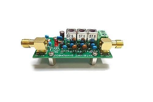 航空無線受信用プリアンプユニット | 120MHz〜136MHz帯 | 高利得