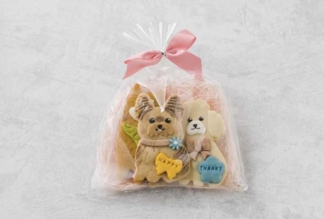 わんちゃんクッキーギフト（3枚入） - いきものクッキーアート専門 店