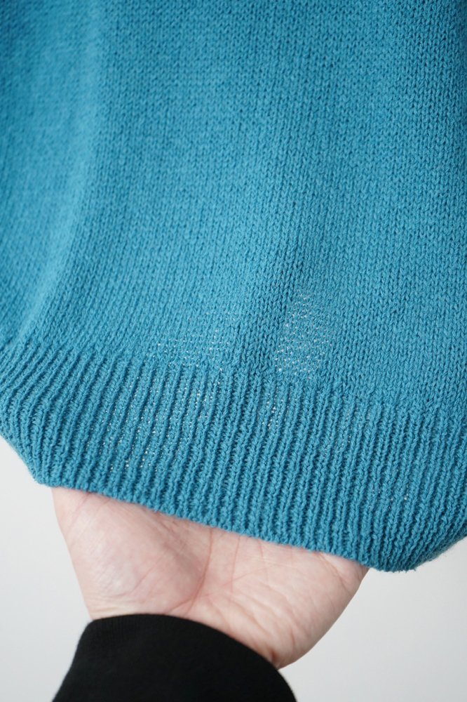 SUPER AIRY WOOL KNIT P/O(TURQUOIS BLUE) - H-L