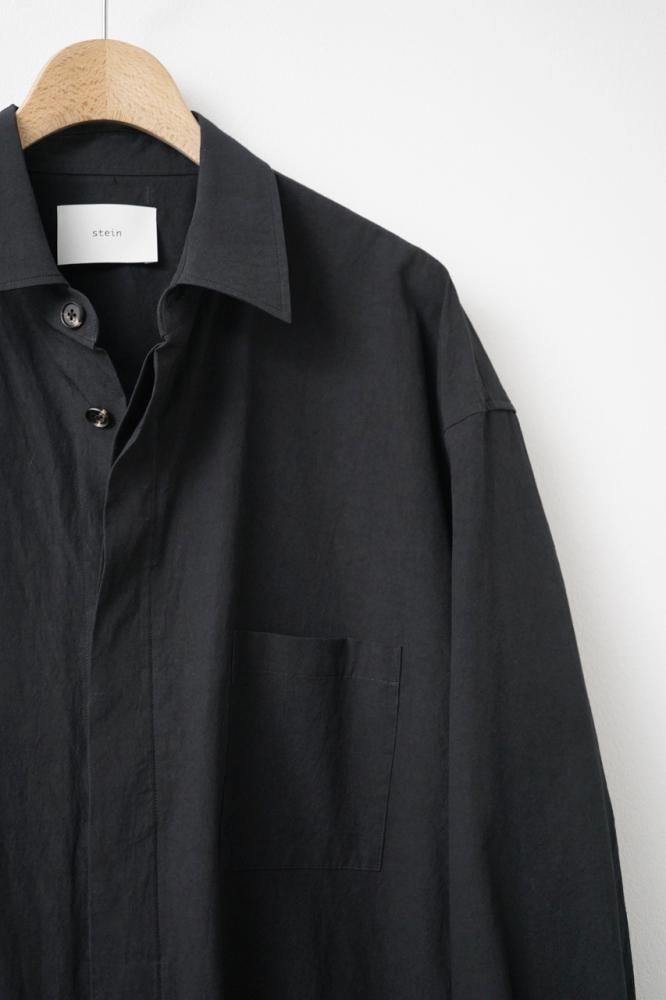 【新品】stein OVERSIZED NYLON MILITARY SHIRT stein OVERSIZED NYLON MILITARY SHIRT