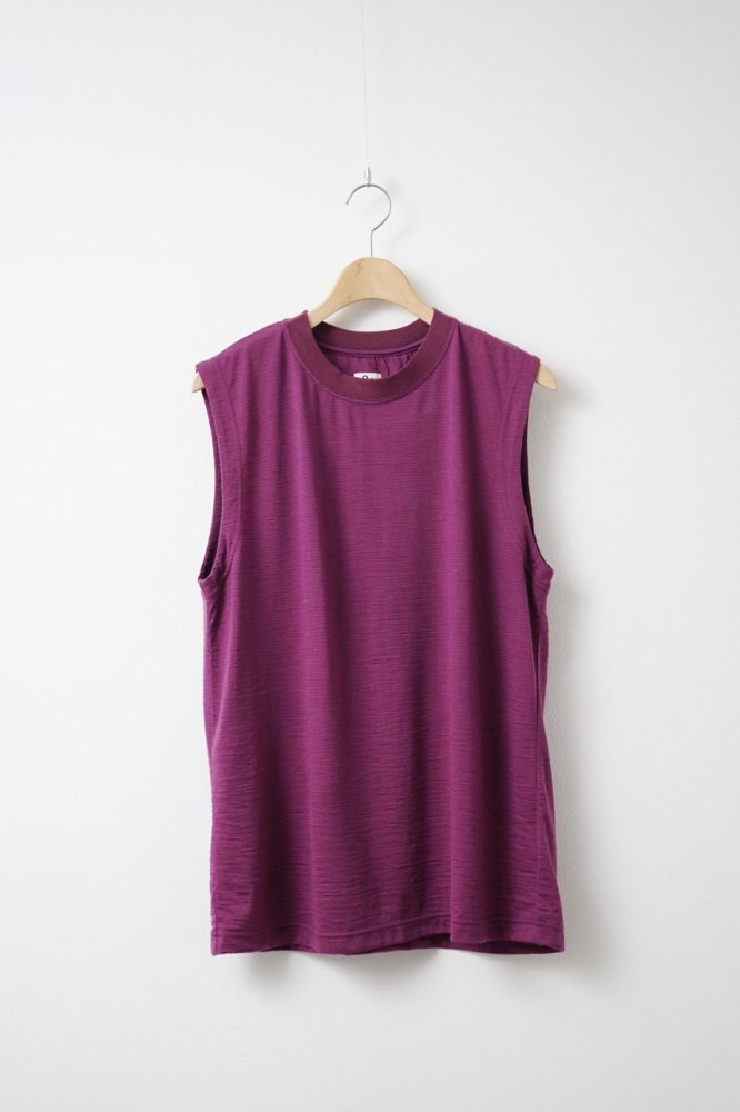 MERINO SLEEVELESS(Wine)