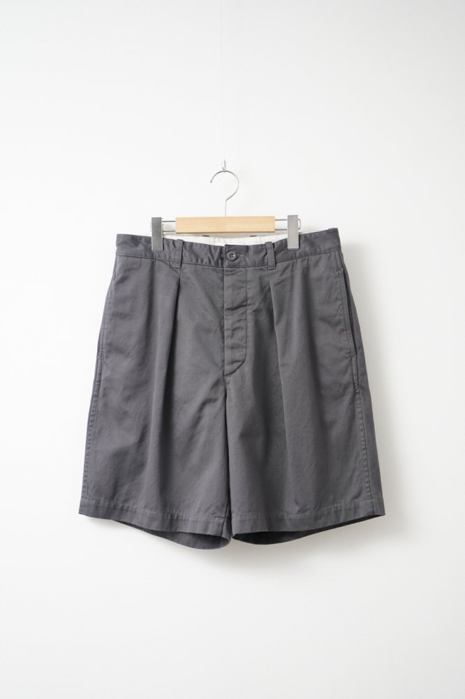 Westpoint Chino Tuck Shorts(C.GRAY)