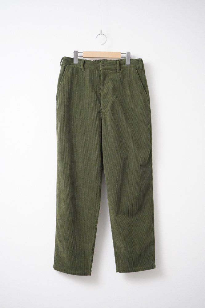 SOLOTEX CORDUROY TAPERED TROUSERS(KHAKI)