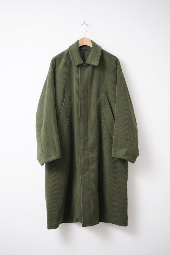 SOLOTEX CORDUROY UTILITY POCKET OVER COAT(KHAKI)