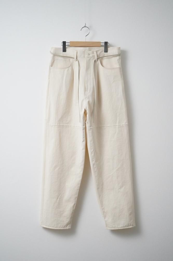 パンツ stein 23ss 5pk Leather Code Pants(OW) 5PK LEATHER CODE PANTS-OW-(OFF) - H-L