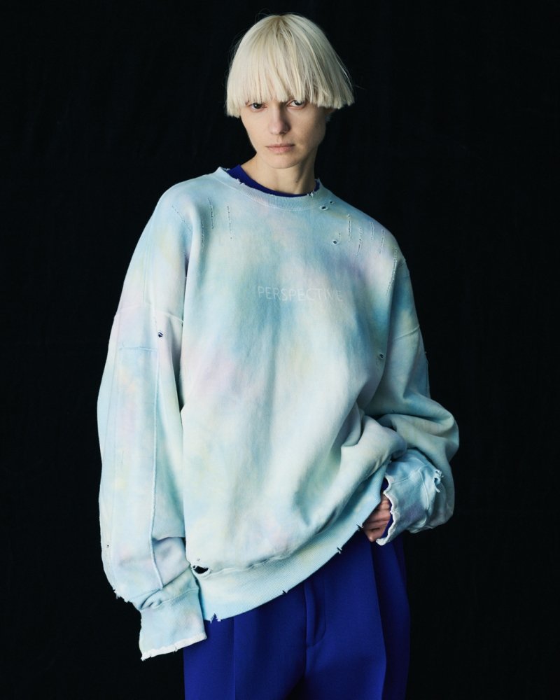 OVERSIZED REBUILD SWEAT LS(TIE DYE) - H-L