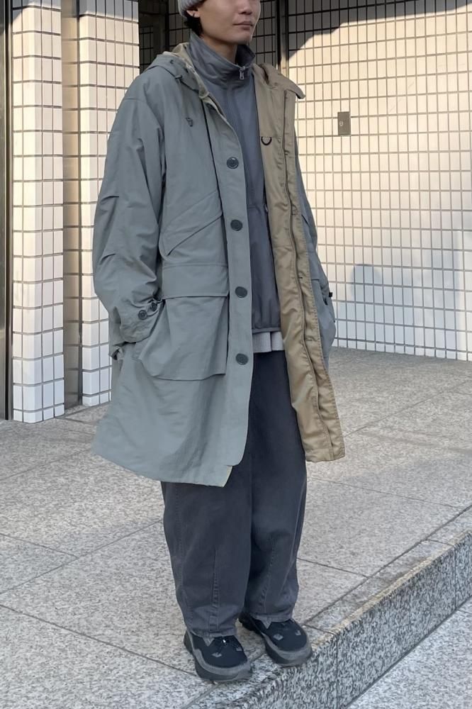 TECH MIL REVERSIBLE OVERCOAT(LIGHT GRAY) - H-L TECH MIL REVERSIBLE OVERCOAT(LIGHT GRAY) - H-L