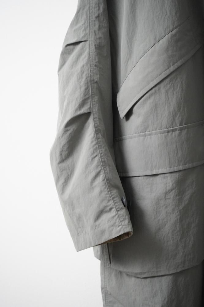 TECH MIL REVERSIBLE OVERCOAT(LIGHT GRAY) - H-L
