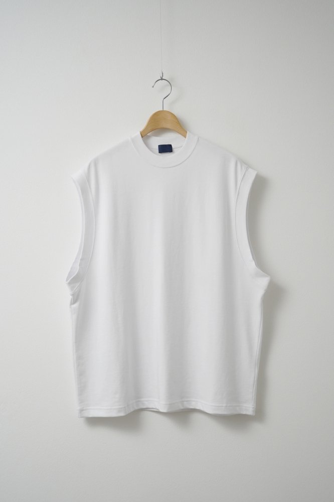Sleeveless T-shirt(WHITE)