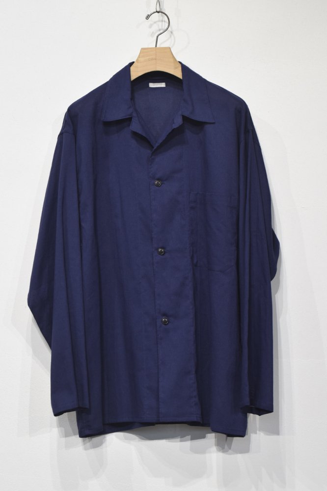 空紡オックスシャツジャケット(BLUE)