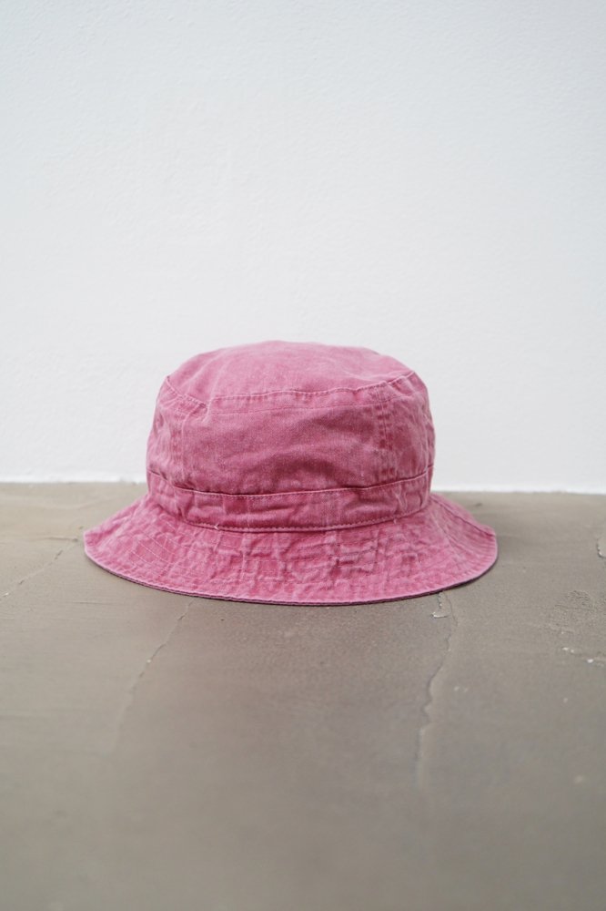 ADAMS / Pigment Dyed Bucket Hat(Nautical Red)